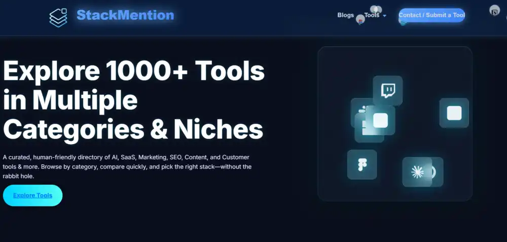 A screenshot of StackMention